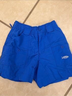 AFTCO Royal Blue Kids Cargo Shorts size 24